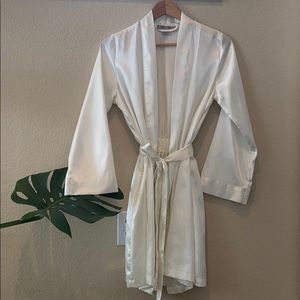 Off white Satin Robe!